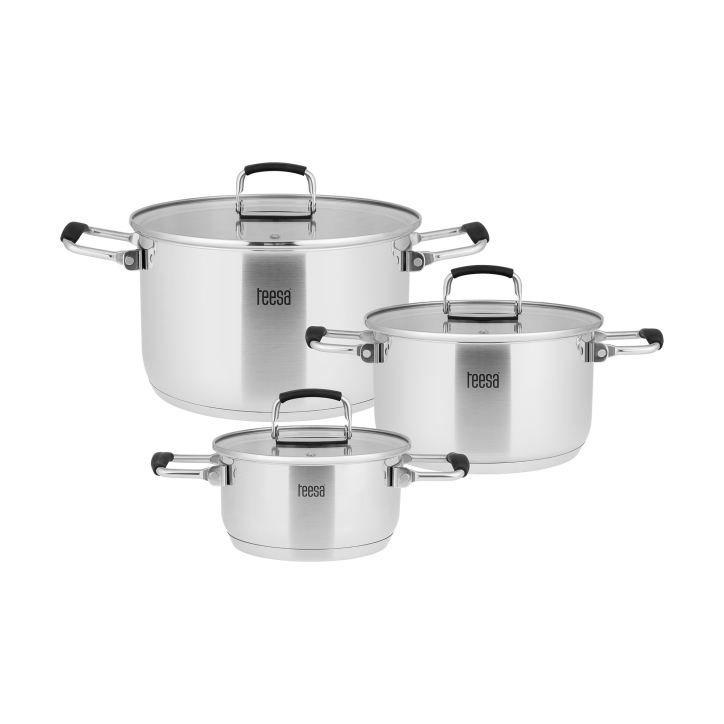 Zestaw garnków 6 elementów TEESA COOK PRIME Zestaw garnków 6 elementów TEESA COOK PRIME