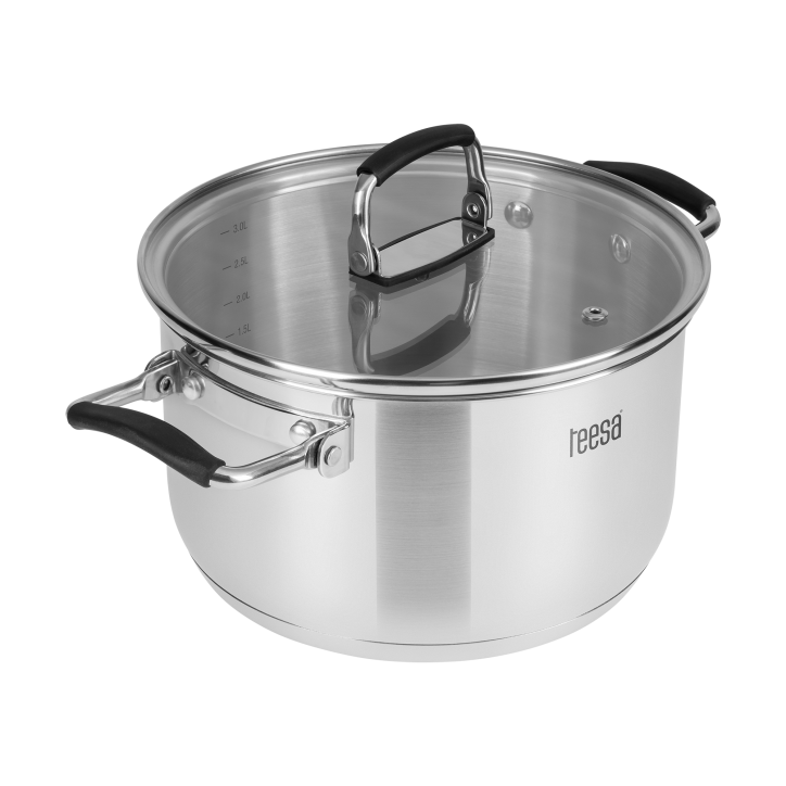 Zestaw garnków 6 elementów TEESA COOK PRIME Zestaw garnków 6 elementów TEESA COOK PRIME