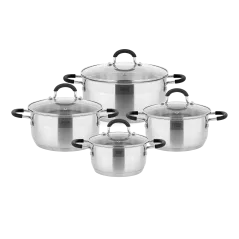 Zestaw garnków 8 elementów TEESA COOK EXPERT PRIME