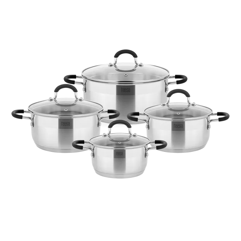 Zestaw garnków 8 elementów TEESA COOK EXPERT PRIME Zestaw garnków 8 elementów TEESA COOK EXPERT PRIME