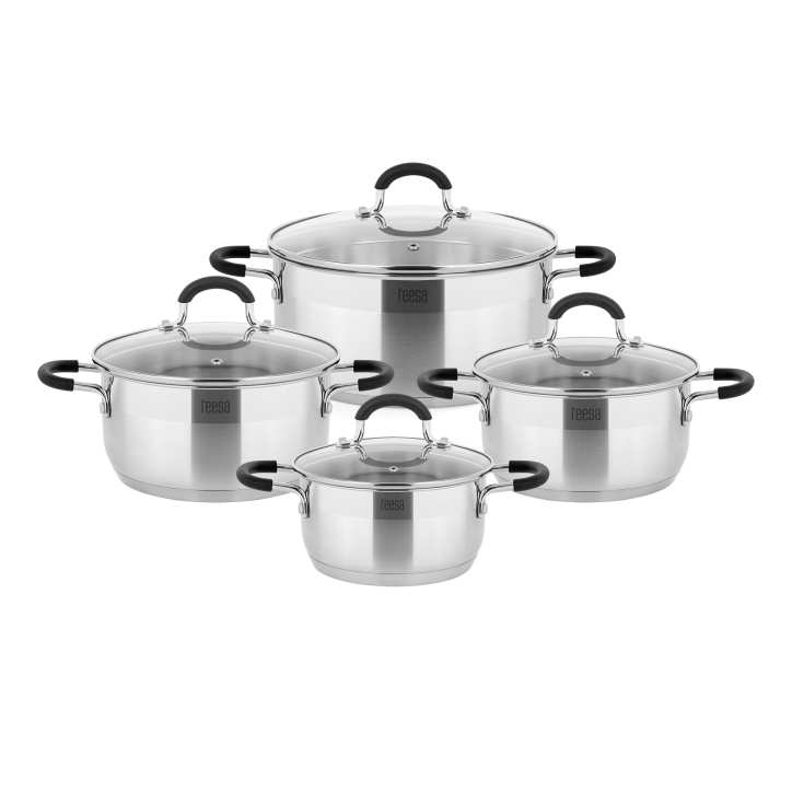 Zestaw garnków 8 elementów TEESA COOK EXPERT PRIME Zestaw garnków 8 elementów TEESA COOK EXPERT PRIME