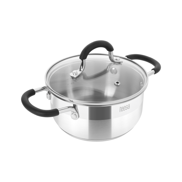 Zestaw garnków 8 elementów TEESA COOK EXPERT PRIME Zestaw garnków 8 elementów TEESA COOK EXPERT PRIME