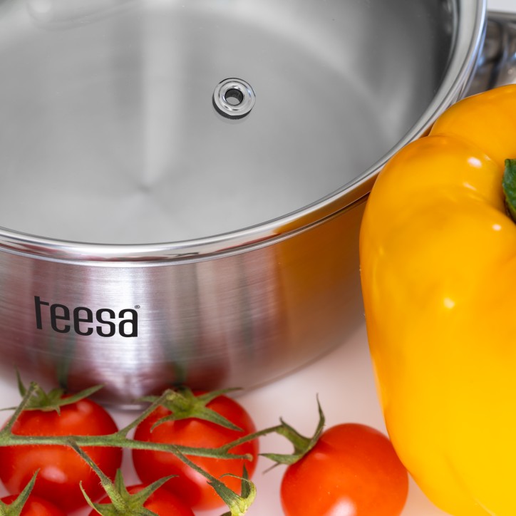 Zestaw garnków 8 elementów TEESA COOK EXPERT PRIME Zestaw garnków 8 elementów TEESA COOK EXPERT PRIME