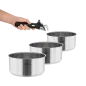 Zestaw garnków z odłączaną rączką TEESA COOK EXPERT SINGLE HAND Zestaw garnków z odłączaną rączką TEESA COOK EXPERT SINGLE HAND