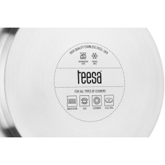 Zestaw garnków z odłączaną rączką TEESA COOK EXPERT SINGLE HAND