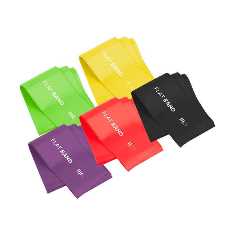 Zestaw gum do ćwiczeń lateksowe 2m - Long Band LTs-1, 1-5 kg, 5 gum, REBEL ACTIVE Zestaw gum do ćwiczeń lateksowe 2m - Long Band LTs-1, 1-5 kg, 5 gum, REBEL ACTIVE