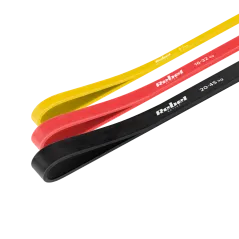Zestaw gum do ćwiczeń lateksowy - Power Band PLs-1, 4-32 kg, 3 gumy, REBEL ACTIVE