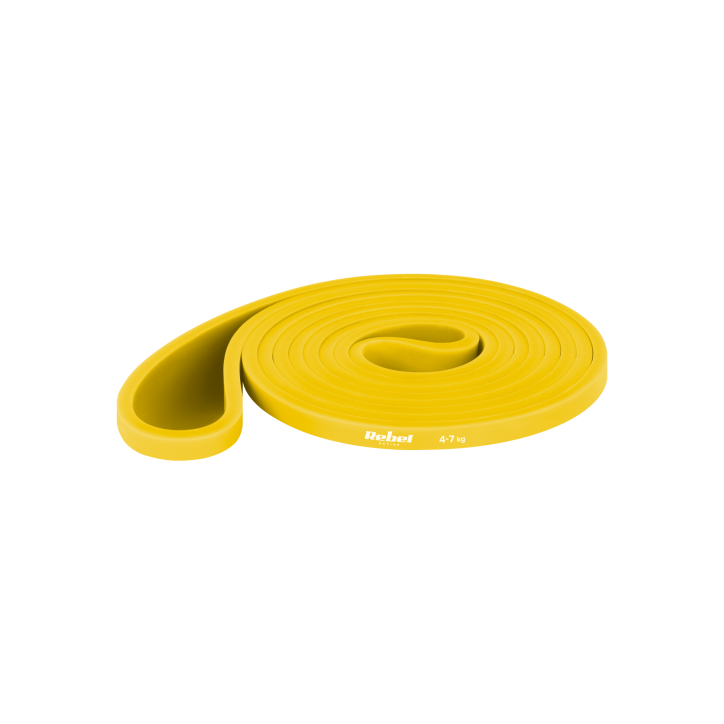 Zestaw gum do ćwiczeń lateksowy - Power Band PLs-1, 4-32 kg, 3 gumy, REBEL ACTIVE Zestaw gum do ćwiczeń lateksowy - Power Band PLs-1, 4-32 kg, 3 gumy, REBEL ACTIVE