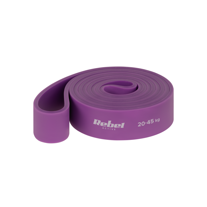 Zestaw gum do ćwiczeń lateksowy - Power Band PLs-2, 4-45 kg, 4 gumy, REBEL ACTIVE Zestaw gum do ćwiczeń lateksowy - Power Band PLs-2, 4-45 kg, 4 gumy, REBEL ACTIVE