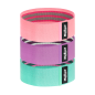 Zestaw gum do ćwiczeń materiałowy - Mini Band M, 27-55 kg, 3 gumy materiałowe, REBEL ACTIVE
