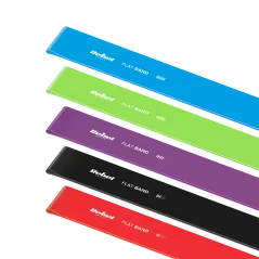 Zestaw gum do ćwiczeń TPE 2m - Long Band Ls-1, 1-5 kg, 5 gum, REBEL ACTIVE
