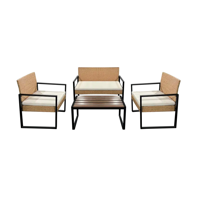 Zestaw mebli ogrodowych TEESA AMI jasno brązowy Zestaw mebli ogrodowych TEESA AMI jasno brązowy