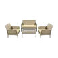Zestaw mebli ogrodowych TEESA MIA jasny beż Zestaw mebli ogrodowych TEESA MIA jasny beż