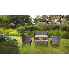 Zestaw mebli ogrodowych TEESA ROSE brązowy