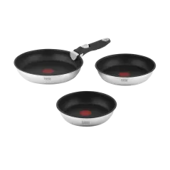 Zestaw patelni z odłączaną rączką 22cm , 24cm 28 cm TEESA FRYING PANS SINGLE HAND