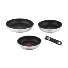 Zestaw patelni z odłączaną rączką 22cm , 24cm 28 cm TEESA FRYING PANS SINGLE HAND
