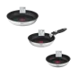 Zestaw patelni z odłączaną rączką 22cm , 24cm 28 cm TEESA FRYING PANS SINGLE HAND