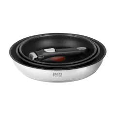 Zestaw Patelni TEESA z Odłączaną Rączką – 22, 24, 28 cm