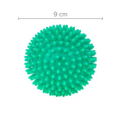 Zestaw piłeczek sensorycznych z kolcami do masażu, 4 piłeczki , REBEL ACTIVE