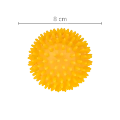 Zestaw piłeczek sensorycznych z kolcami do masażu, 4 piłeczki , REBEL ACTIVE