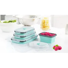 Zestaw składanych pojemników prostokąt