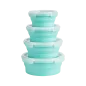 Zestaw składanych pojemników okrągłe