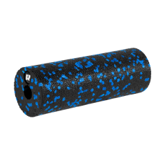 Zestaw wałek do masażu, mini roller, 2 piłki, 2 duoball-e , 6 elementów, kolor czarno-niebieski, materiał EPP, REBEL ACTIVE