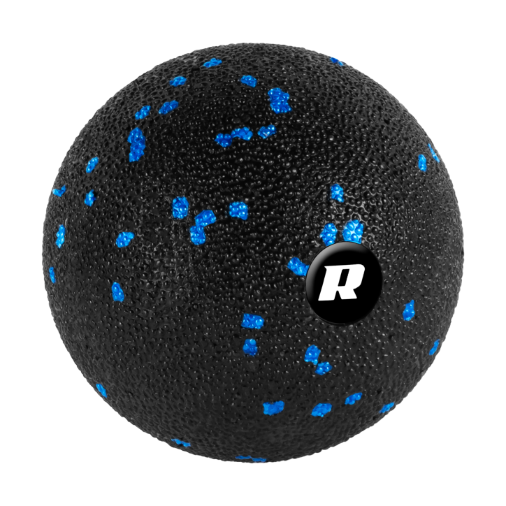 Zestaw wałek do masażu, roller, piłka, duoball , 3 elementy, kolor czarno-niebieski, materiał EPP, REBEL ACTIVE Zestaw wałek do masażu, roller, piłka, duoball , 3 elementy, kolor czarno-niebieski, materiał EPP, REBEL ACTIVE