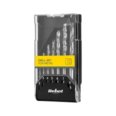 Zestaw wierteł do metalu 7szt.