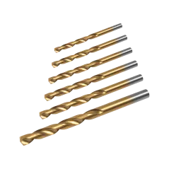 Zestaw wierteł do metalu HSS 6szt.