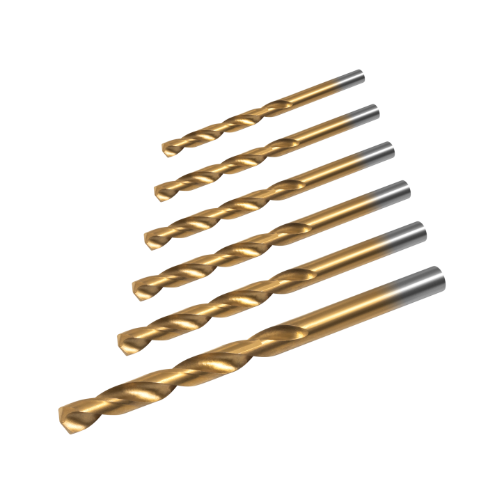 Zestaw wierteł do metalu HSS 6szt. Zestaw wierteł do metalu HSS 6szt.