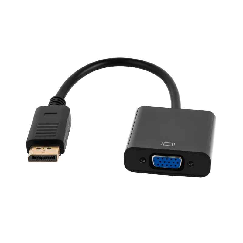 Złącze adapter wtyk DISPLAYPORT - gniazdo VGA Złącze adapter wtyk DISPLAYPORT - gniazdo VGA