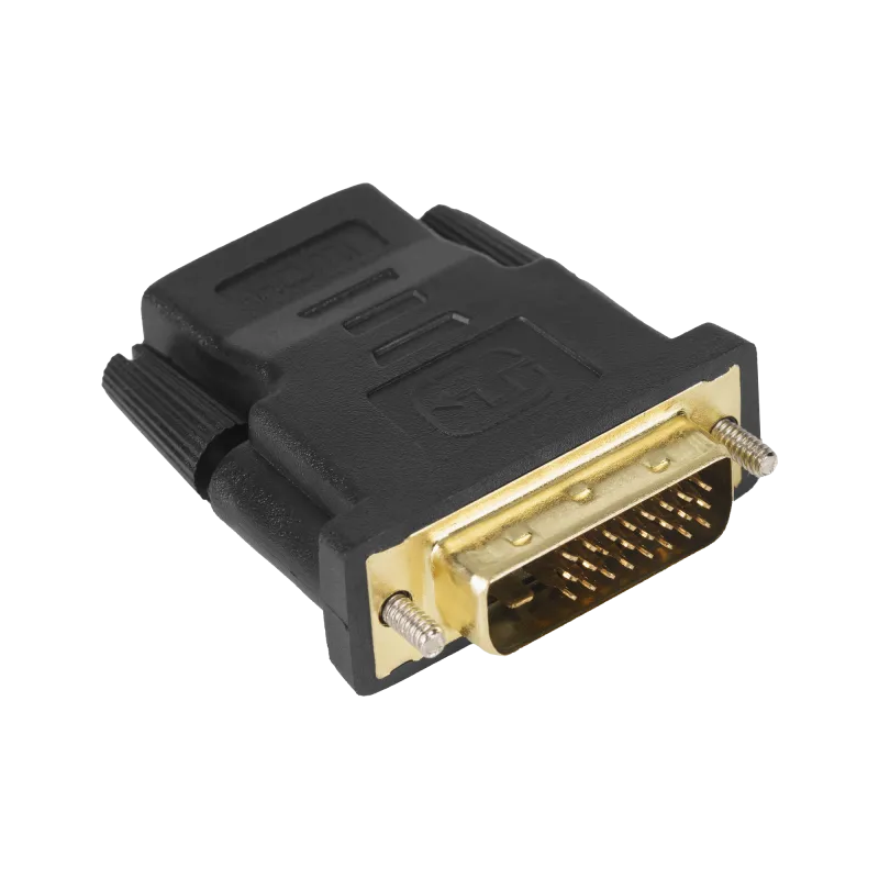 Złącze adapter wtyk DVI (24+1) dual link - gniazdo HDMI Złącze adapter wtyk DVI (24+1) dual link - gniazdo HDMI