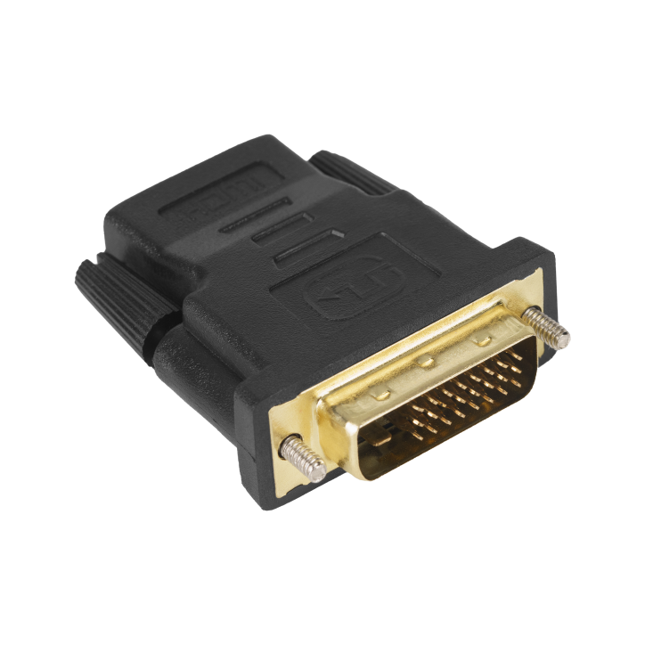Złącze adapter wtyk DVI (24+1) dual link - gniazdo HDMI Złącze adapter wtyk DVI (24+1) dual link - gniazdo HDMI