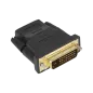 Złącze adapter wtyk DVI (24+1) dual link - gniazdo HDMI Złącze adapter wtyk DVI (24+1) dual link - gniazdo HDMI