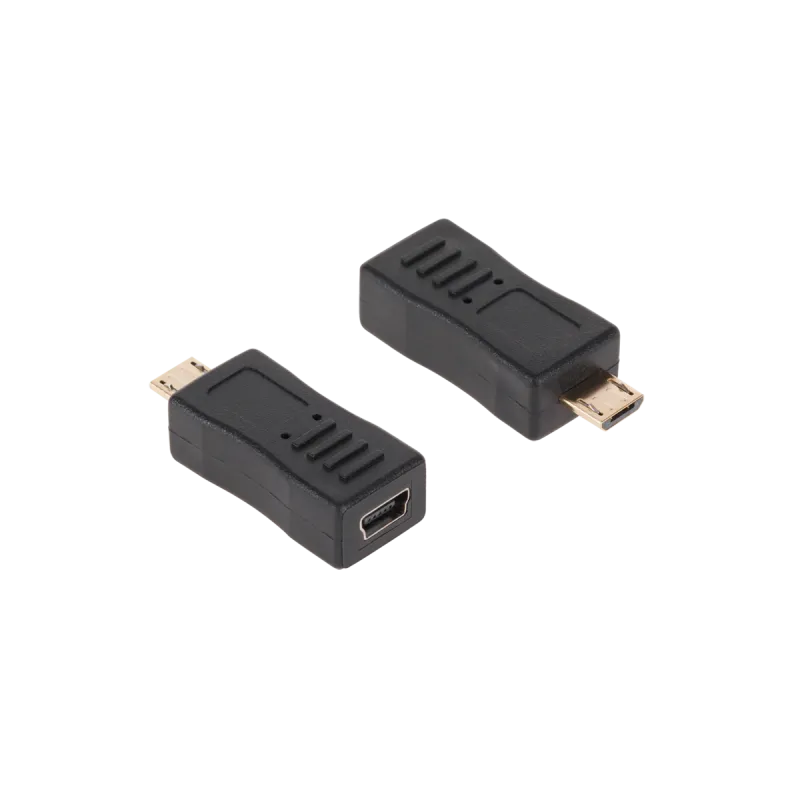 Złącze adaptor gniazdo USB mini - wtyk USB micro Złącze adaptor gniazdo USB mini - wtyk USB micro