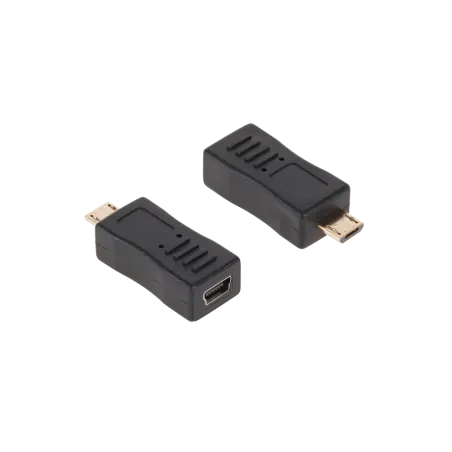 Złącze adaptor gniazdo USB mini - wtyk USB micro