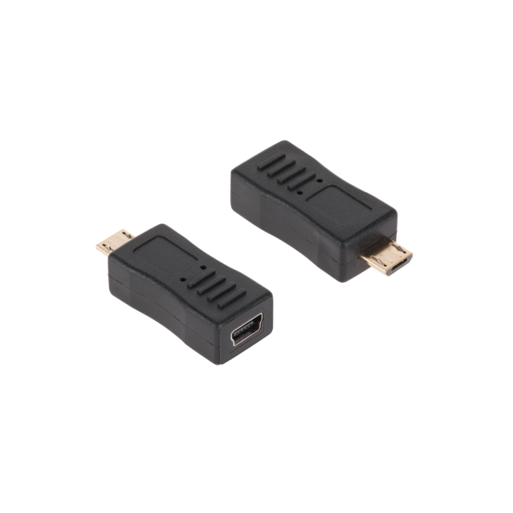 Złącze adaptor gniazdo USB mini - wtyk USB micro Złącze adaptor gniazdo USB mini - wtyk USB micro