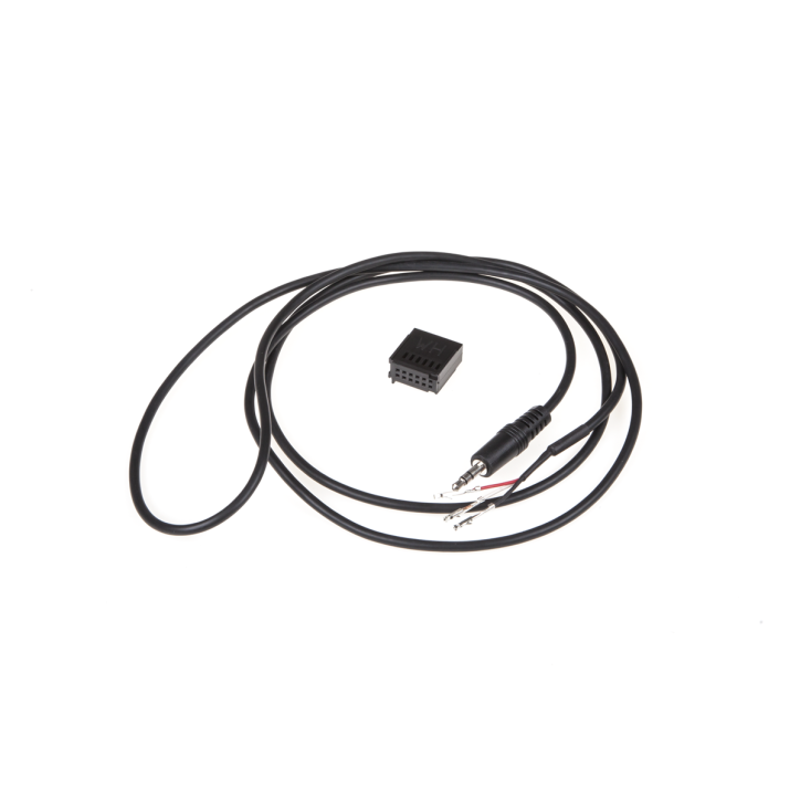 Złącze do radia AUX wtyk mini ISO II luz czarny-wtyk Jack 3,5mm stereo Ford 552084A Złącze do radia AUX wtyk mini ISO II luz czarny-wtyk Jack 3,5mm stereo Ford 552084A