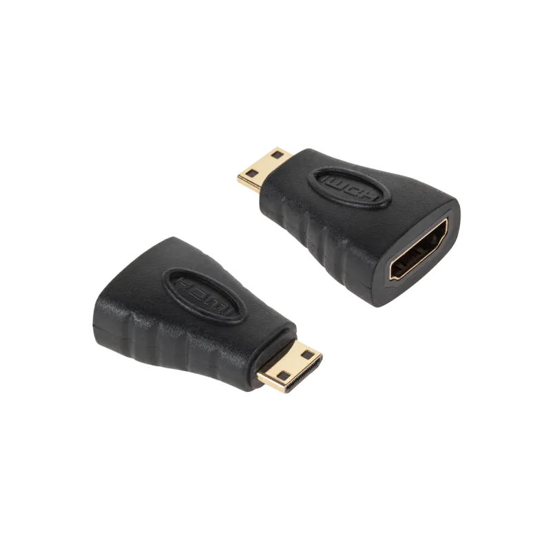 Złącze HDMI gniazdo-wtyk mini HDMI pozłacany