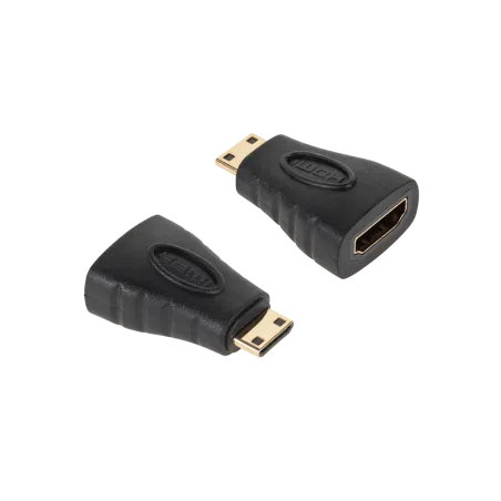 Złącze HDMI gniazdo-wtyk mini HDMI pozłacany