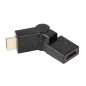 Złącze HDMI gniazdo-wtyk z możliwością rotacji