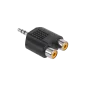 Złącze JACK 3.5-2xGN.RCA