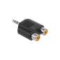Złącze Jack 3.5-2xGN.RCA Cabletech Złącze Jack 3.5-2xGN.RCA Cabletech