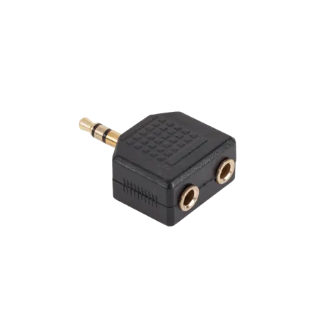 Złącze Jack 3.5/2x3.5 złote NH552