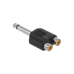Złącze Jack 6.3 MONO-2xGN.RCA