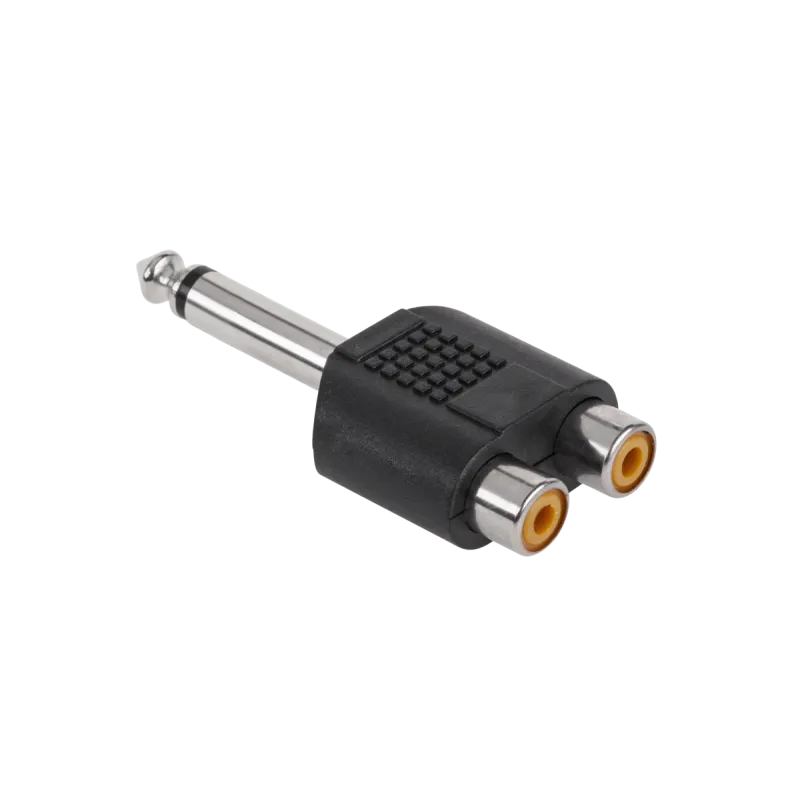 Złącze Jack 6.3 MONO-2xGN.RCA