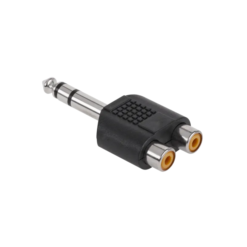 Złącze Jack 6.3 ST.-2xGN.RCA Złącze Jack 6.3 ST.-2xGN.RCA