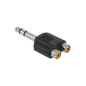 Złącze Jack 6.3 ST.-2xGN.RCA Złącze Jack 6.3 ST.-2xGN.RCA