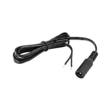 Złącze kabel + gniazdo DC (2.5/5.5) do łączenia zasilaczy i sznura diodowego